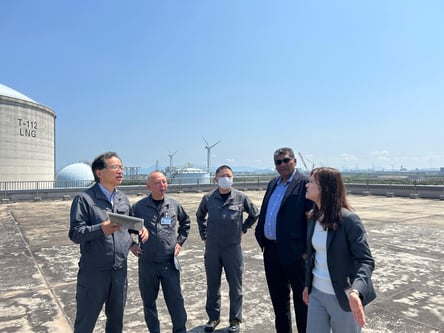 Courtesy Visit to LNG Terminal - SAKAIDE, MIZUSHIMA & HIBIKI 2