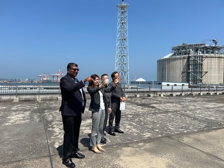 Courtesy Visit to LNG Terminal - SAKAIDE, MIZUSHIMA & HIBIKI 1